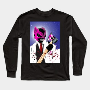 American Psycho Ranger Pink Long Sleeve T-Shirt